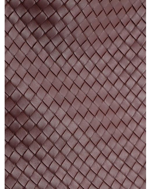 Bottega Veneta Purple Veneto Leather Shoulder Bag for men