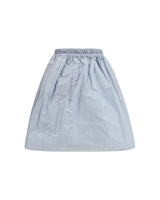 Prada Blue Taffetà Skirt