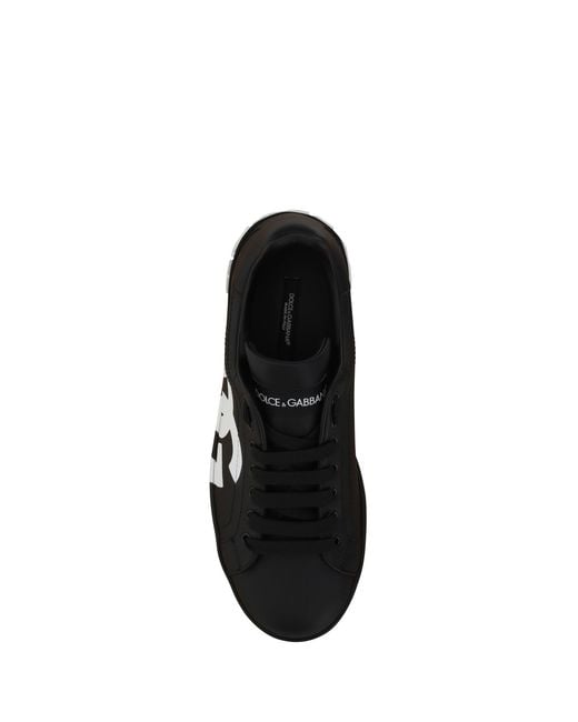 Dolce & Gabbana Black Sneakers for men