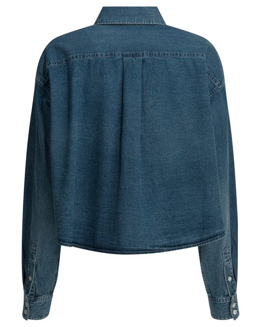 Céline Blue Cotton Shirt