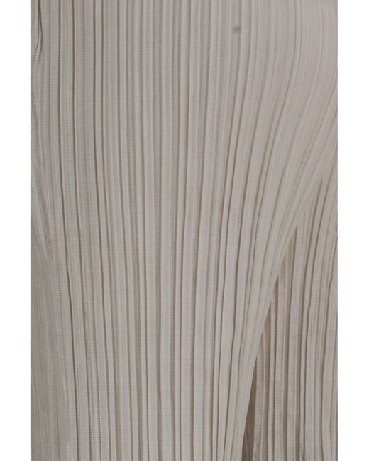 GONGDID DESIGN Gray Corduroy Palazzo Pants Off