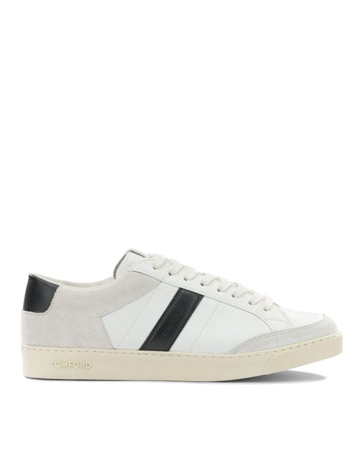 Tom Ford White "Blake" Sneakers for men