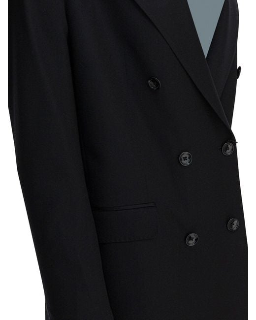 Tagliatore Black Cupro Jacket