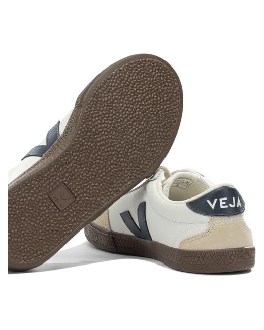 Veja White "Volley" Sneakers