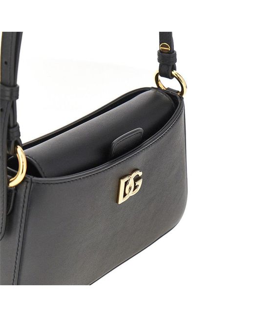 Dolce & Gabbana Black Dolce&Gabbana Leather Phone Bag