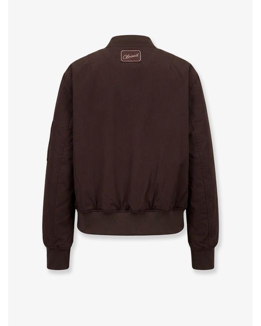 Closed Brown Recycled Nylon Jacket