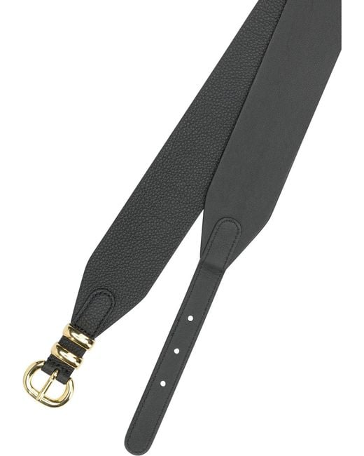 Andersons Black Leather Belt