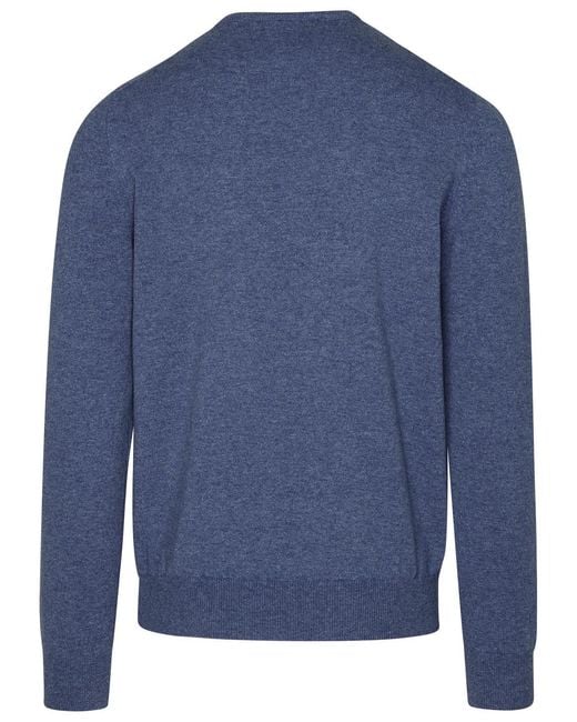 Gran Sasso Blue Cashmere Sweater