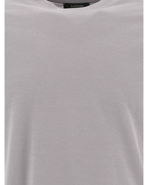 Zanone Gray T-Shirts for men