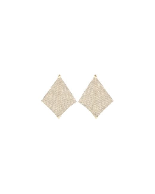Rabanne White Rabanne Pixel Chainmail Earrings