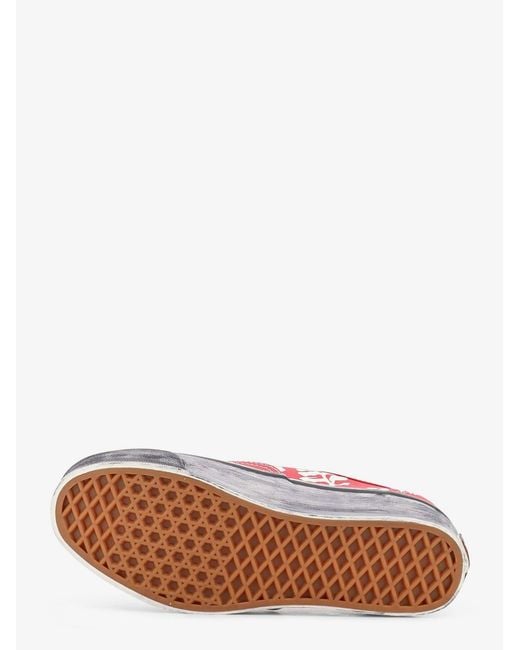 Vans Red Sneakers Lx Authentic 44 Canvas
