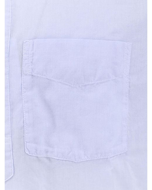 Aspesi Blue Cotton Shirt