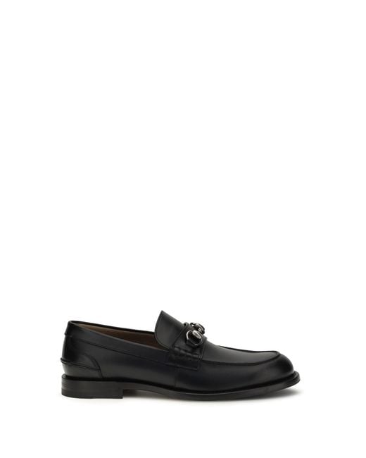 Gucci Black Horsebit Loafers for men