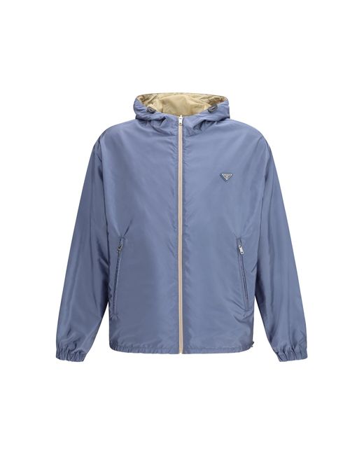 Prada Natural Down Jacket Re-Nylon Reversible for men
