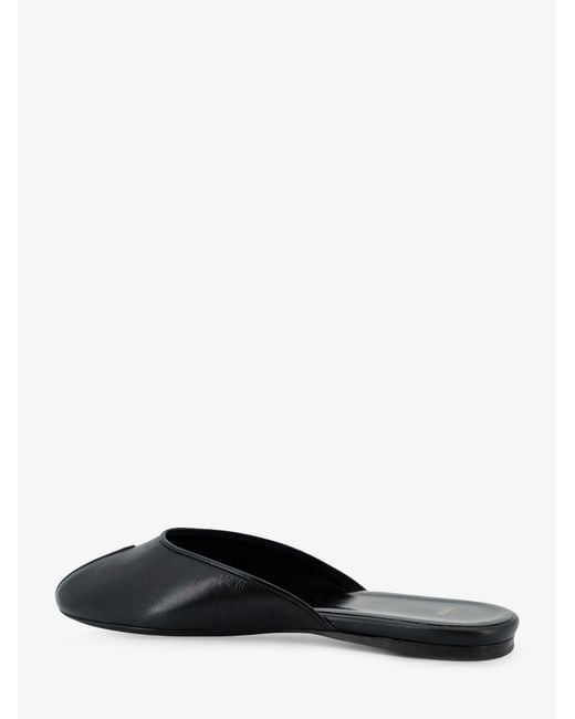 Jude White Date Flat Leather Sandals