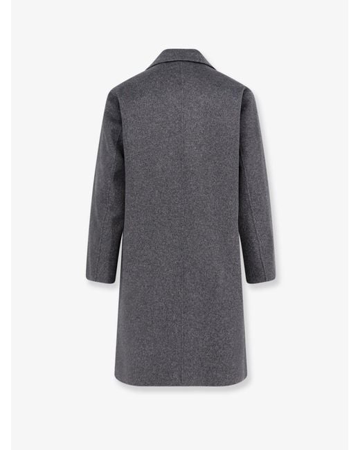 Amaranto Gray Outdoor Wool Coat