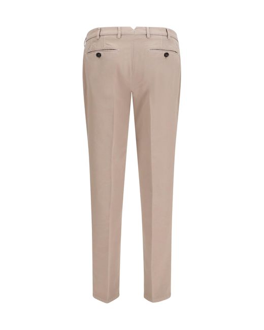 Brunello Cucinelli Natural Dyed Cotton Pants for men