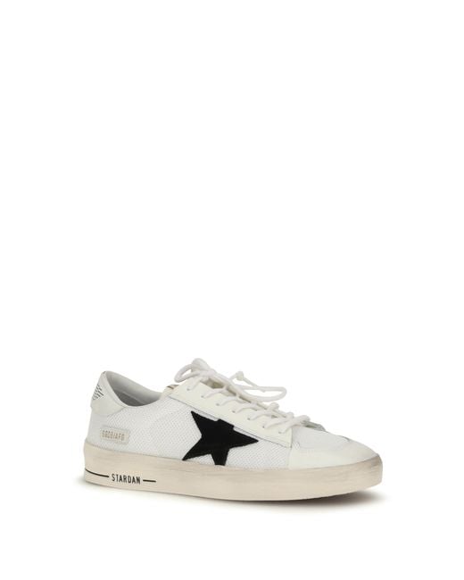 Golden Goose Deluxe Brand White Sneakers Stardan for men