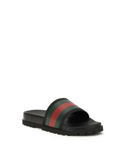 Gucci White Rubber Slippers for men