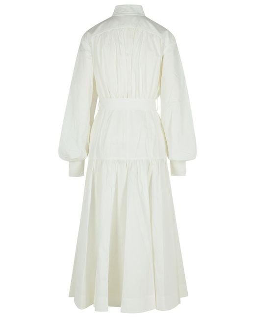 Zimmermann White Cotton Dress