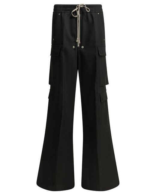 Rick Owens Black "Belas" Cargo Pants