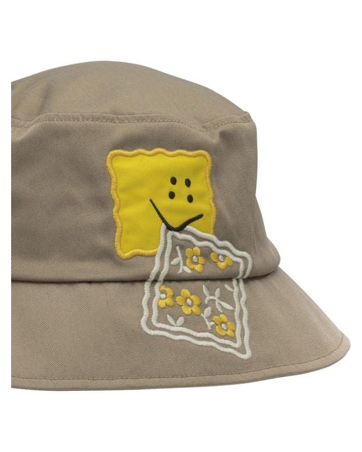 Kapital Green Peckish Rainbowy Bucket Hat for men