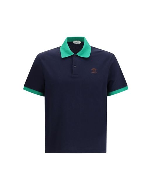 Versace Blue Polo for men