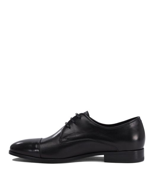 Fabi Black Lace-Up Shoes for men