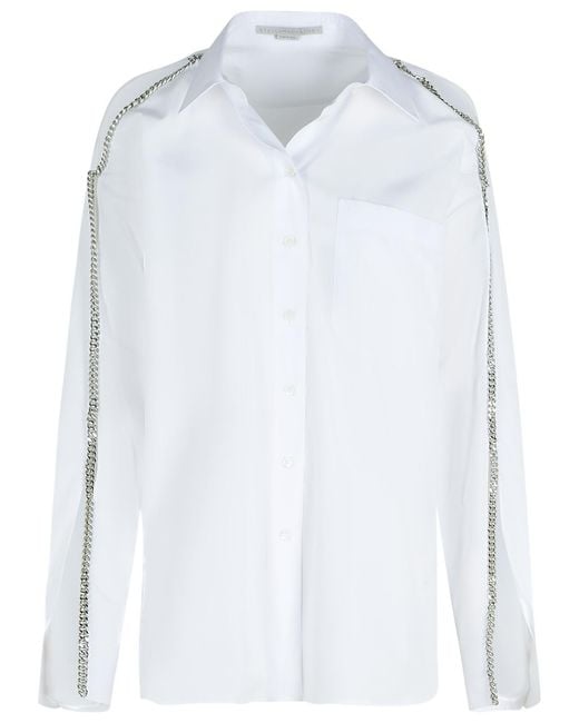Stella McCartney White 'Falabella' Cotton Shirt