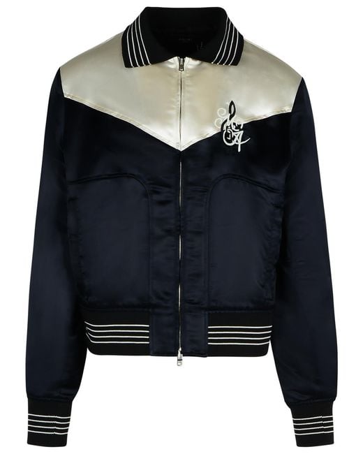 Amiri Black Bomber Jacket for men