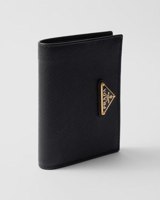 Prada White Saffiano Leather Wallet