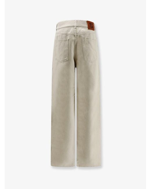 Fendi Natural Denim Trousers