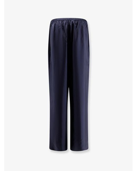 Rohe Blue Silk Trousers