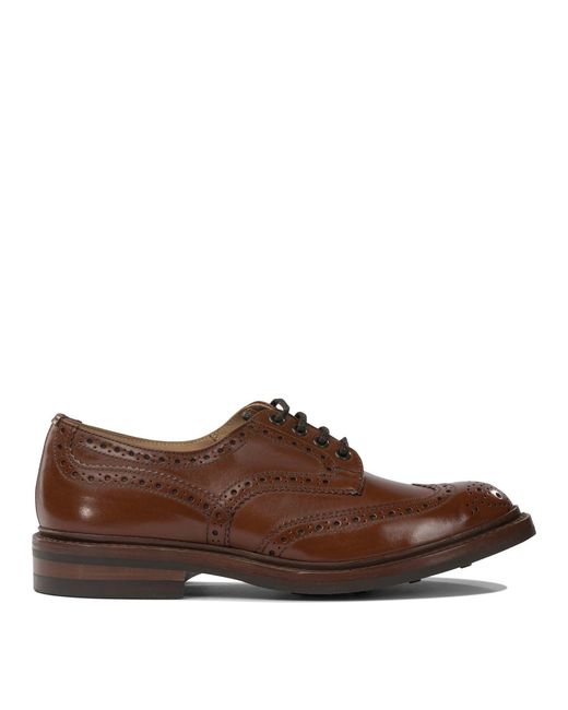 Tricker's Brown Bourton Lace-Up Shoes for men