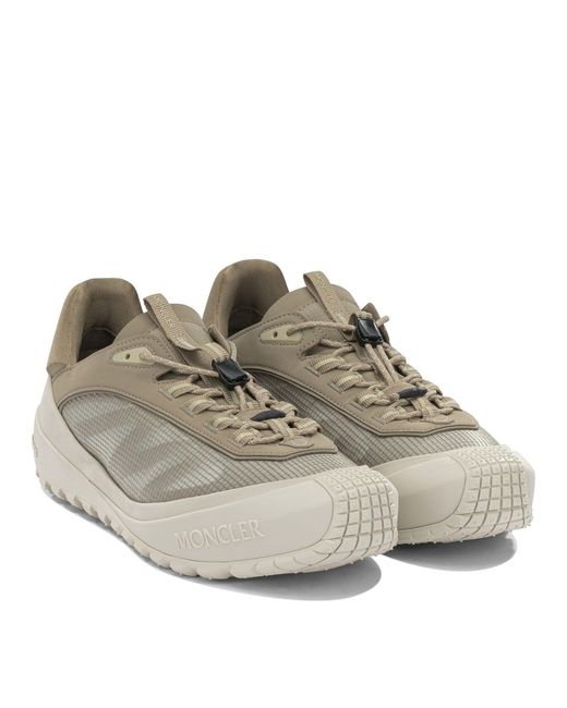 Moncler Gray Trailgrip Low-Top Sneakers for men