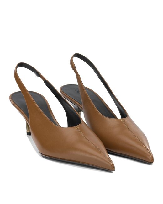 Khaite Brown "Bella 55Mm" Slingback