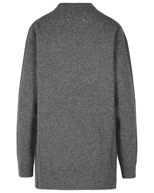 Maison Margiela Gray 'Over' Wool Sweater