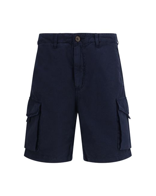 Sebago Blue Northfield Cargo Shorts-Marine for men