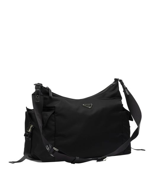 Prada Black Explore Large Shoulder Bag for men