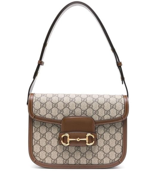 Gucci Gray Horsebit 1955 Small Shoulder Bag