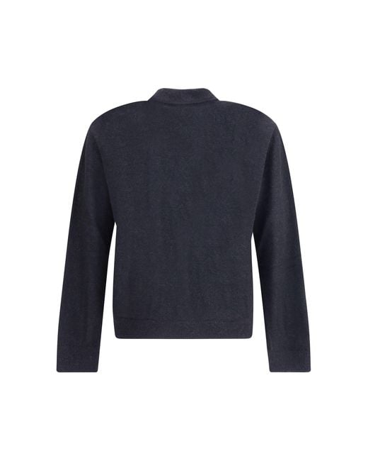 Our Legacy Blue Alpaca Cardigan for men