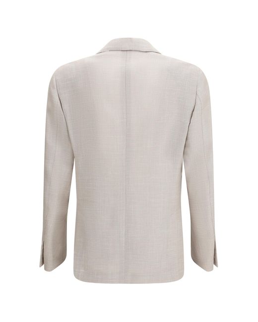 Lardini White Blazer Roma for men