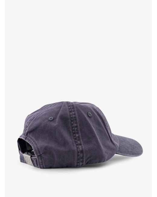Stone Island Purple Hats Cotone for men