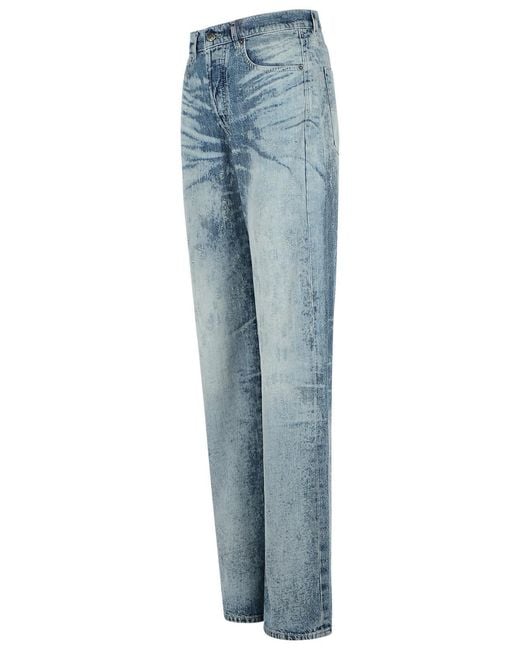 DIESEL Blue 'Sent 1971' Light Cotton Jeans