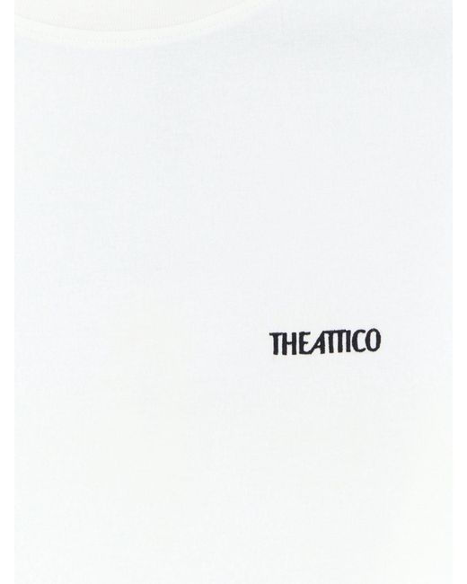The Attico White Cotton T-Shirt