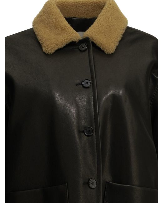 Khaite Black Wilson Leather Jacket