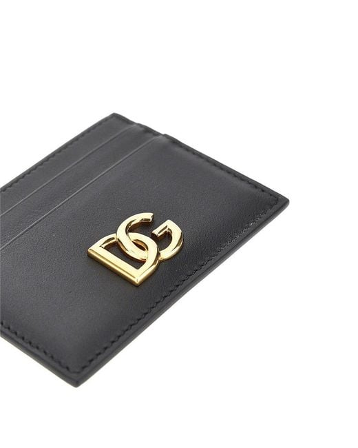 Dolce & Gabbana Black Dolce&Gabbana Leather Cardholder