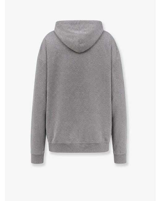 Miu Miu Gray Melange Jersey Sweatshirt