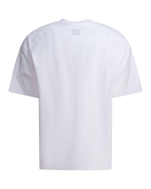 DAIWA PIER 39 White "Tech" Crewneck T-Shirt for men