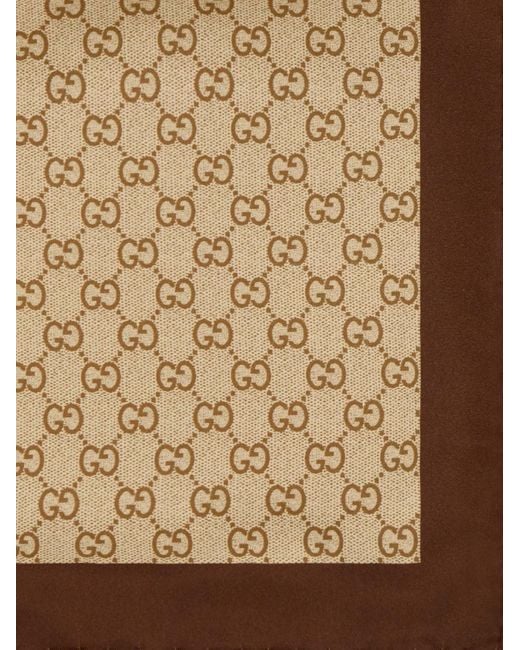 Gucci Natural Silk Foulard